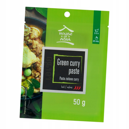 Pasta zielone curry ostra 50 g