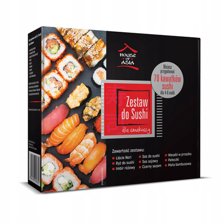 Zestaw do sushi Premium dla 4-6 osób