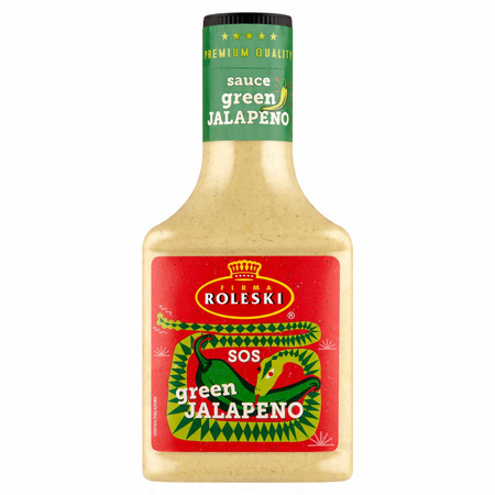Ostry sos majonezowy Roleski z marynowaną papryką, green jalapeno 290g