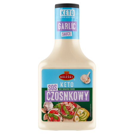 Sos Roleski czosnkowy keto bez cukru 280 g