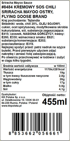 Sos chili Flying Goose Sriracha Mayoo 455 ml