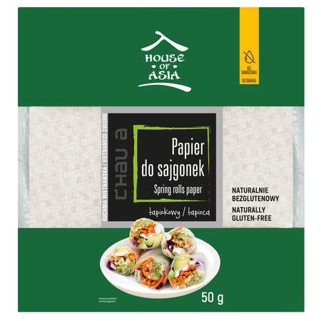 House of Asia Papier do sajgonek tapiokowy 50 g