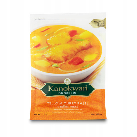 PASTA CURRY ŻÓŁTA 50 g.-Kanokwan