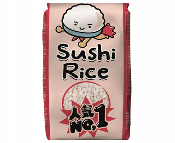 Ryż do sushi, okrągło ziarnisty 1kg RICEFIELD