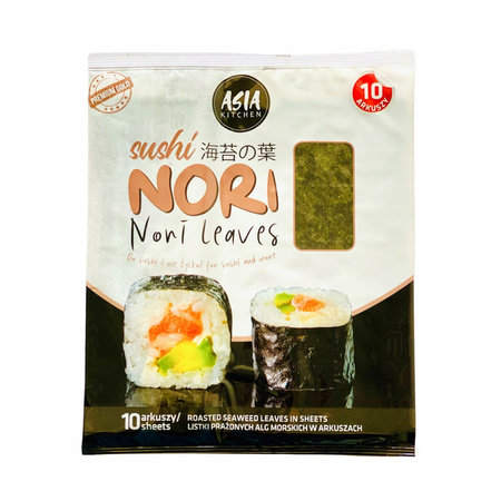 Wodorosty Nori Gold do Sushi - 10 arkuszy