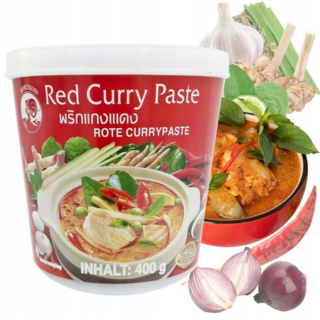 Pasta Curry Czerwona Cock Brand 400g