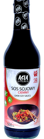 Sos sojowy Asia Kitchen ciemny 500 ml bezglutenowy
