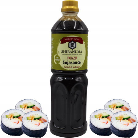 Sos sojowy Ponzu 1l Shibanuma oryginalny produkt japoński