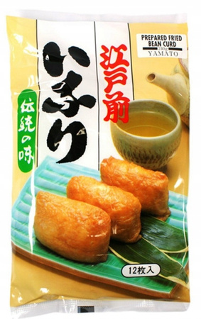 Smażone Kieszonki Tofu do Sushi Słodko Pikantne YAMATO Edomae Inari 240 g
