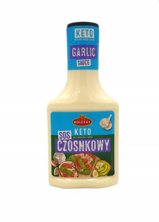 Sos Roleski czosnkowy keto bez cukru 280 g