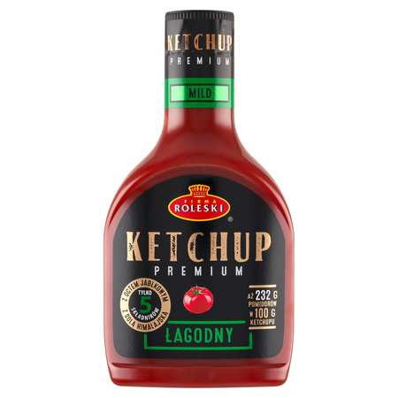 ROLESKI KETCHUP ŁAGODNY PREMIUM 465G