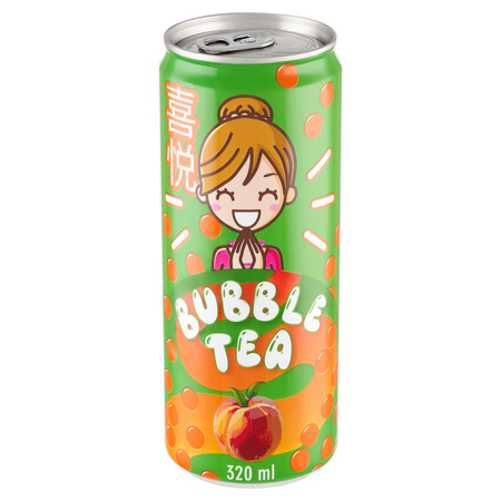 Bubble tea napój brzoskwiniowy 320 ml