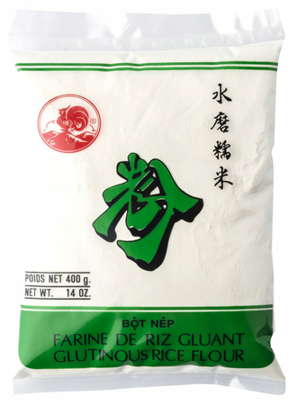 Mąka ryżowa z ryżu kleistego 400g COCK