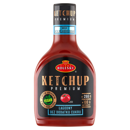 ROLESKI Ketchup PREMIUM bez cukru 425g