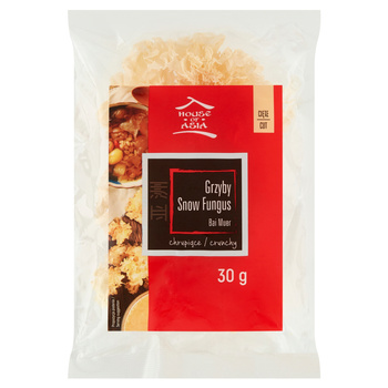 Grzyby Snow Fungus Bai Muer cięte 30 g