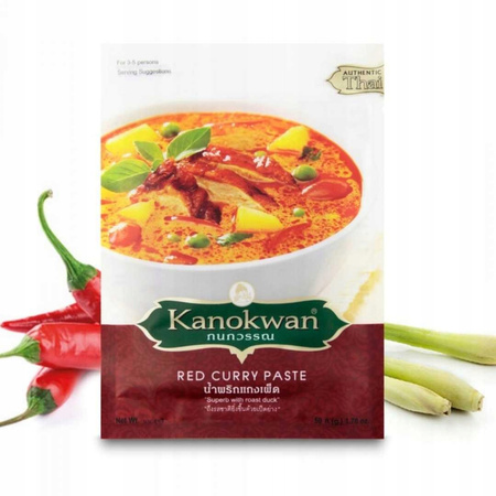 Czerwona pasta curry 50 g KANOKWAN