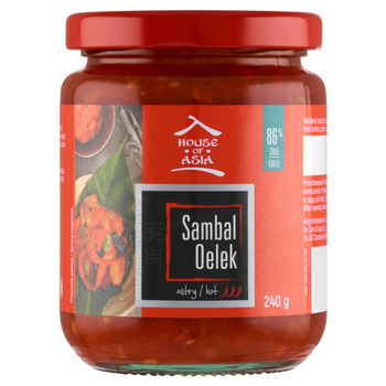 Sos sambal oelek ostra pasta chilli Tajska aziatycka 240 g