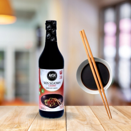 Sos sojowy Asia Kitchen ciemny 500 ml bezglutenowy