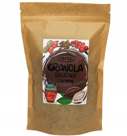 OATBE Granola KAKAOWA 600g |Bez dodatku cukru |
