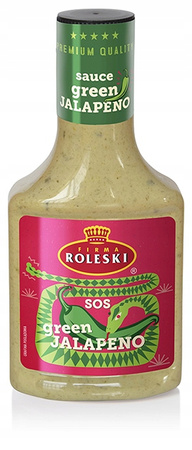 Ostry sos majonezowy Roleski z marynowaną papryką, green jalapeno 290g