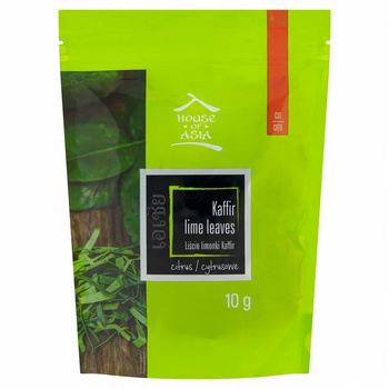 Liście limonki kaffir 10 g House of Asia Cięte