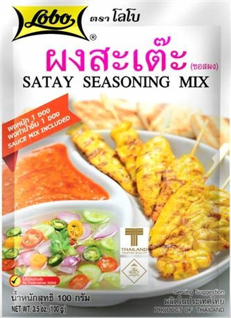 Tajska Przyprawa Marynata Do Sosu Satay Lobo 100g