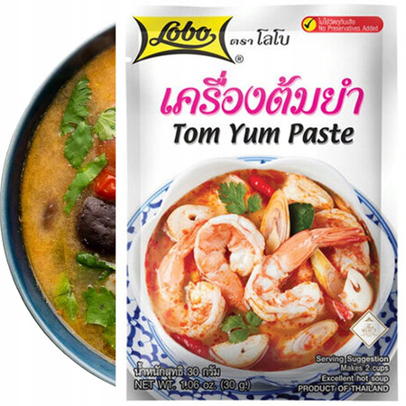 Pasta Tom Yum Tajska Lobo 30g Saszetka