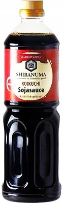 Oryginalny JAPOŃSKI SOS SOJOWY SHIBANUMA CIEMNY 1litr