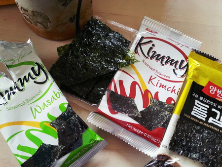 Nori krojone prażone z solą Algi Dongwon 3,5 g