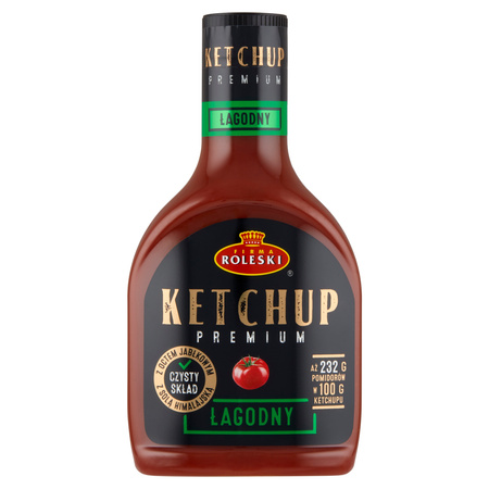 ROLESKI KETCHUP ŁAGODNY PREMIUM 465G