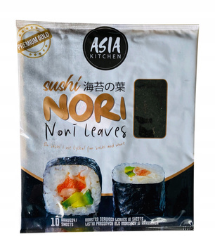Wodorosty Nori Gold do Sushi - 10 arkuszy