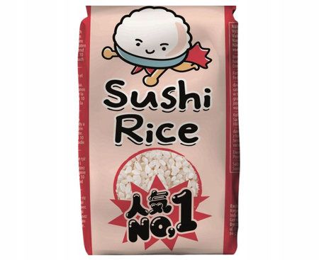 Ryż do sushi, okrągło ziarnisty 1kg RICEFIELD