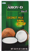 Mleko kokosowe Aroy-D 1L - bez laktozy, do curry, deserów i smoothie