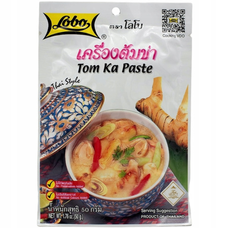 Lobo Tom Ka Paste koncentrat zupy kokosowej 50g
