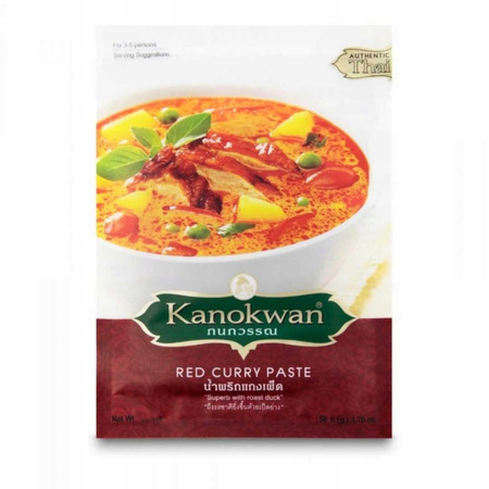Czerwona pasta curry 50 g KANOKWAN
