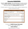 Granola kakaowa z żurawiną i miodem bez dodatku cukrów 250g OATBE