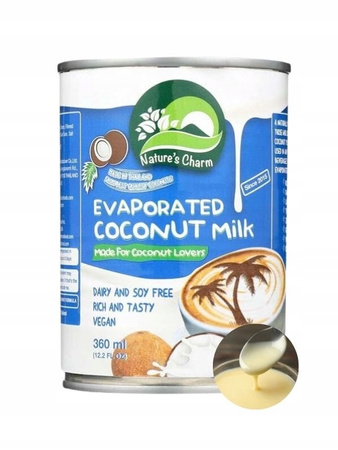 Mleko Kokosowe Skondensowane VEGE 360g NaturesCharm