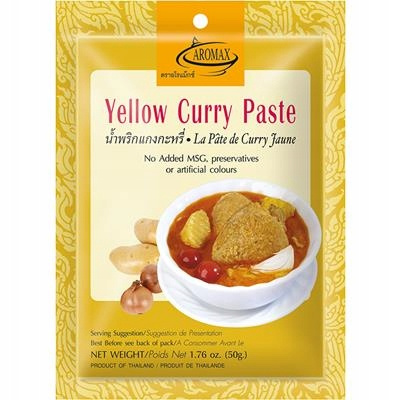 Pasta curry żółta 50g - Aromax oryginalna kuchnie świata - Azja