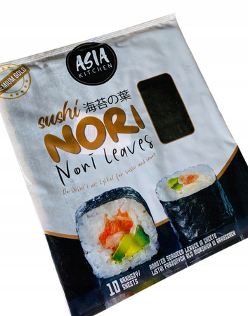 Wodorosty Nori Gold do Sushi - 10 arkuszy