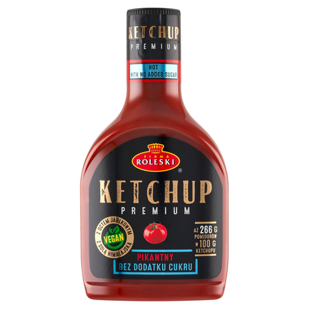 Roleski Ketchup Pikantny Premium BEZ CUKRU 425g