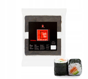 Nori do Sushi, Wodorosty, Glony, algi morskie 50szt