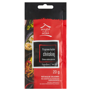 Przyprawa kuchni chińskiej łagodna 20 g House of Asia