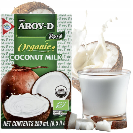 ORGANIC MLECZKO KOKOSOWE 250ml AROY-D BIO