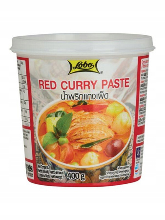 Pasta Lobo Czerwone Curry 400 g