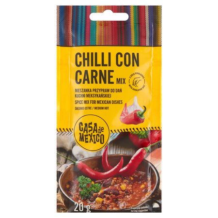 Mieszanka przypraw do dań kuchni meksykańskiej Chili Con Carne 20 g
