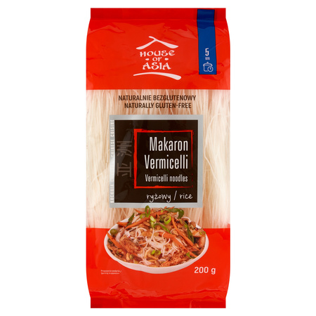 Makaron bezglutenowy nitki House of Asia 200 g