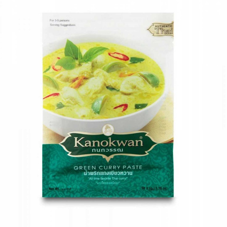 Pasta curry zielona Kanokwan bezglutenowa 50 g