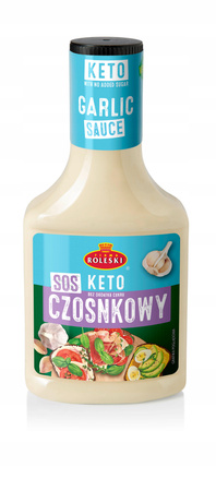 Sos Roleski czosnkowy keto bez cukru 280 g