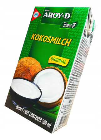 Mleczko Kokosowe Aroy-D 500 ml - Kremowy Smak Azji