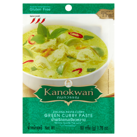 Pasta curry zielona Kanokwan bezglutenowa 50 g